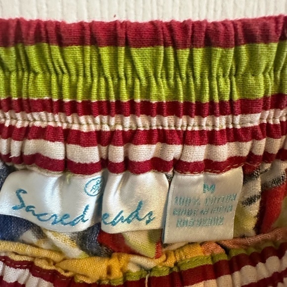 Sacred Threads Colorful Patchwork Ankle Pants - Picture 2 of 7